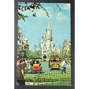Vintage Walt Disney World Main Street Orlando Florida - Vintage Postcard